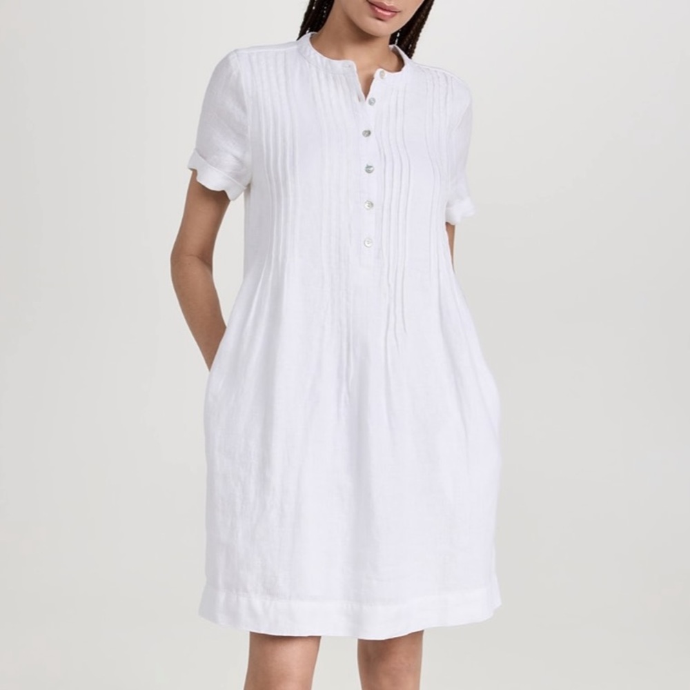 Faherty Gemina Basketweave Dress